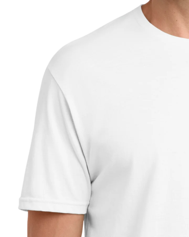 Closeup of a Gildan 980 Ringspun Tee